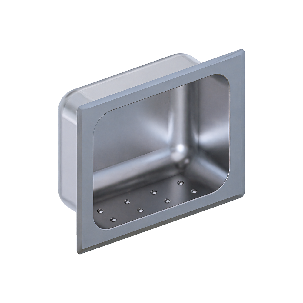 Heavy Duty Soap Dish Recessed Anti Ligature SS