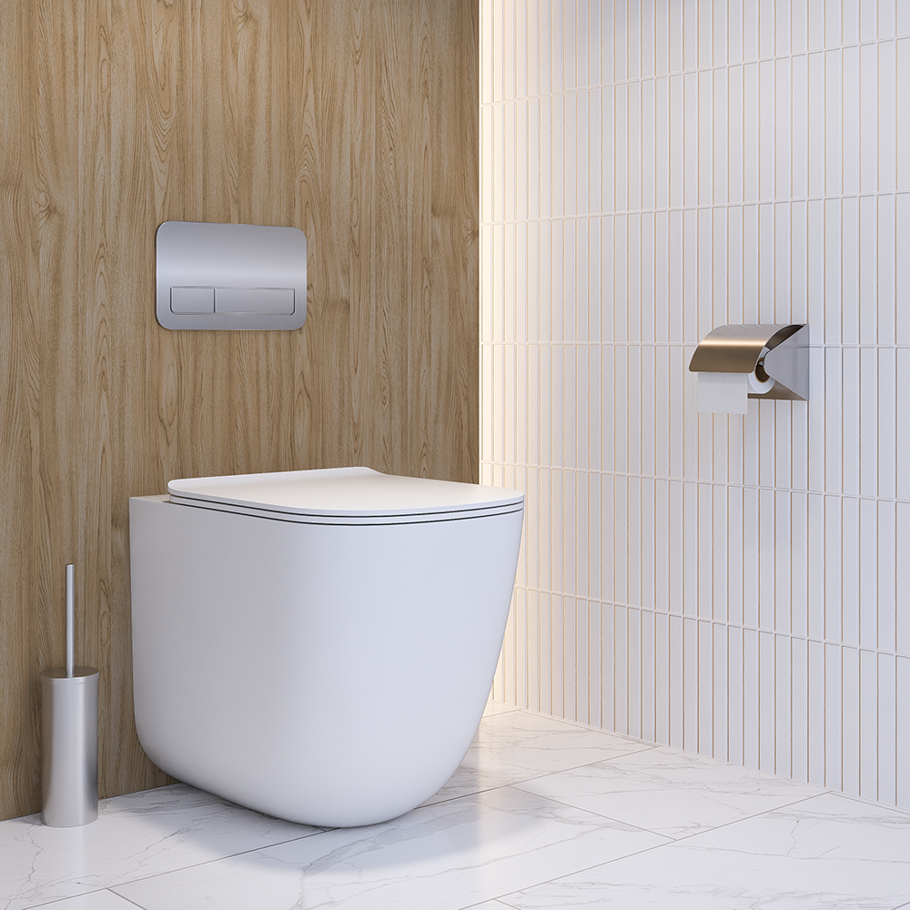 Single Toilet Roll Holder with Hood PSS