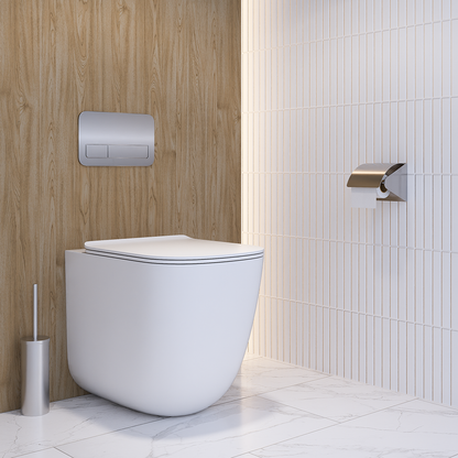 Single Toilet Roll Holder with Hood PSS