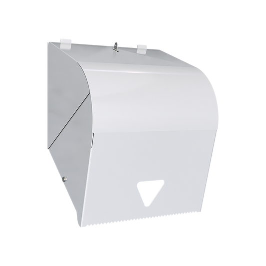 Paper Towel Roll Dispenser PC White