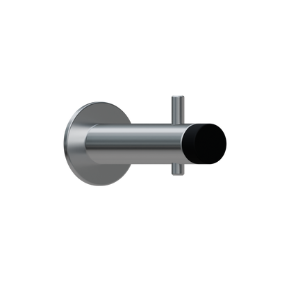 Hat & Coat Hook with Bumper SS