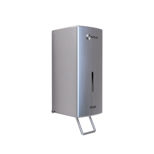 Vertical soap dispenser push lever - SS
