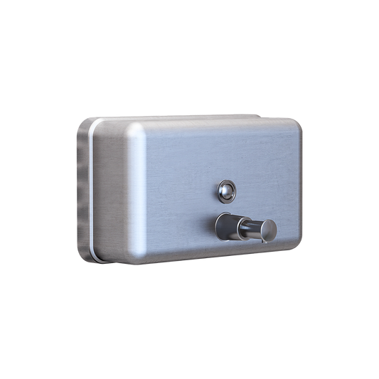 Horiz Liquid Soap Dispenser SS