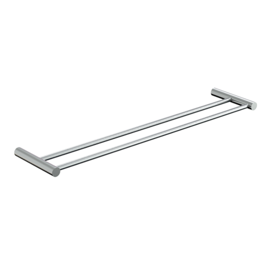 Lawson Round Double Towel Rail 600mm PSS