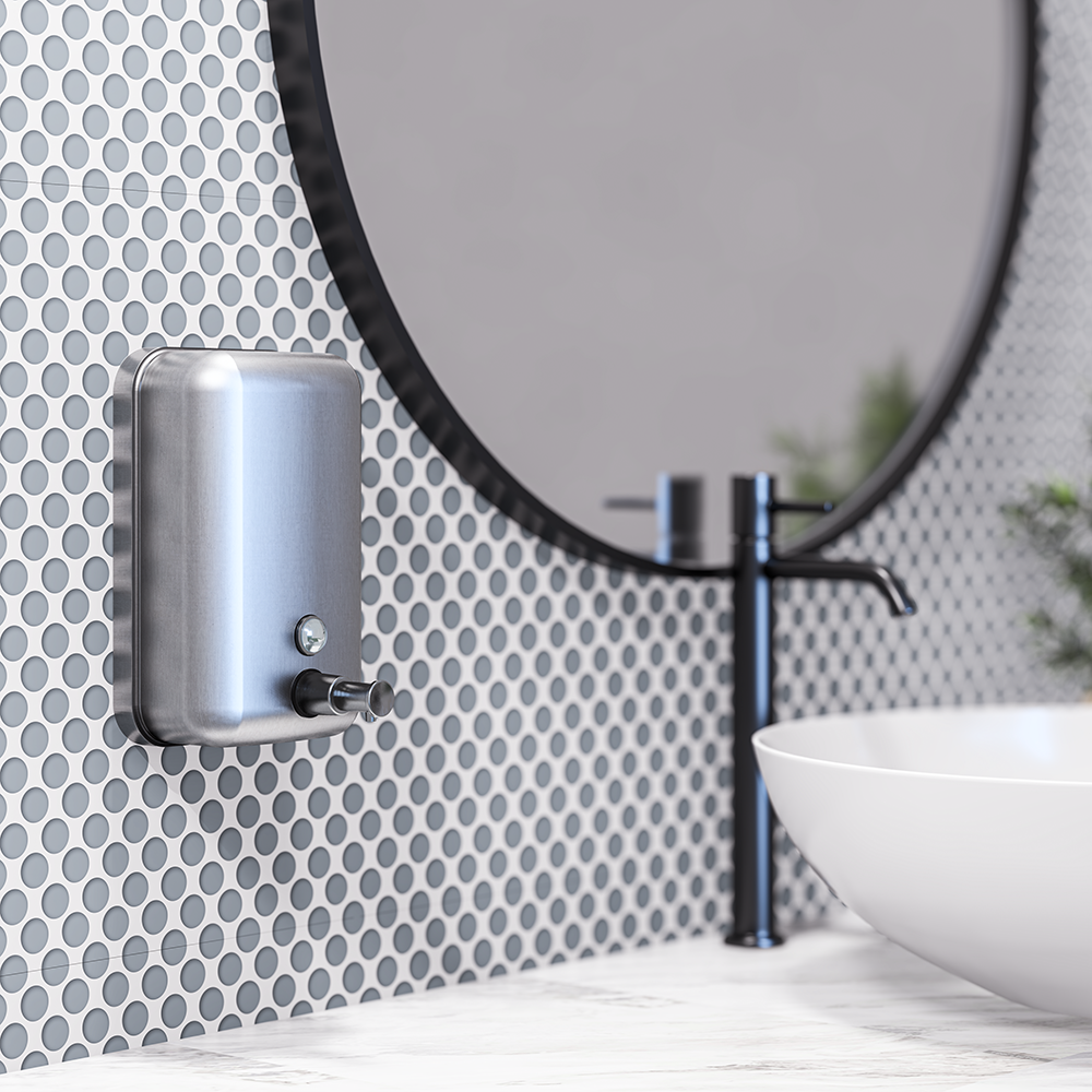 Ellipse Vertical RD Soap Dispenser SS