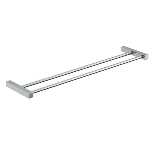 Paterson Square Double Towel Rail 750mm PSS