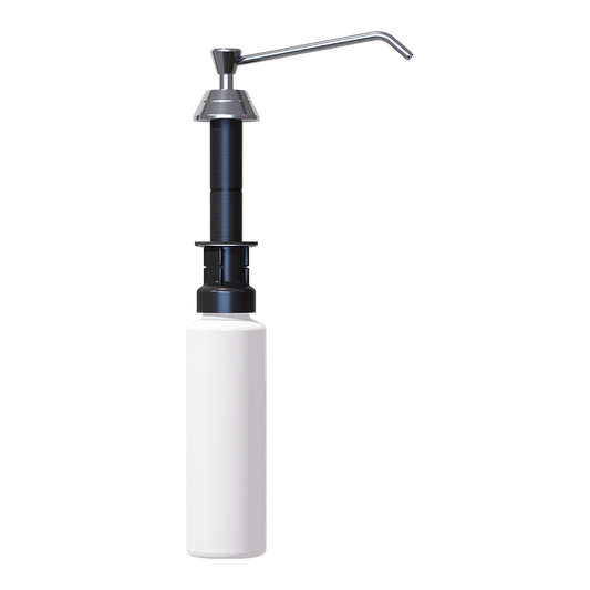 In Basin/Vanity Soap Dispenser – 475ml, 100mm Bright Chrome Spout