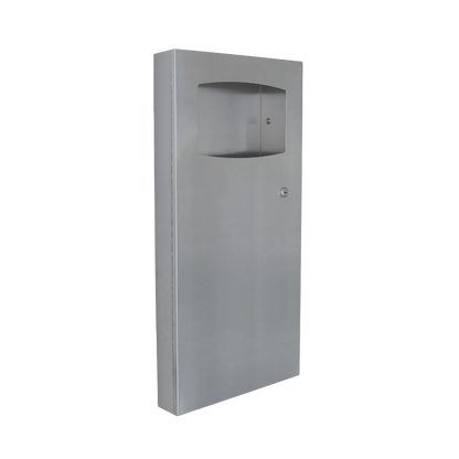 Waste Receptacle Surface Mounted 9 Ltr SS