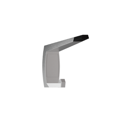 Anti-Microbial Moda Series Coat Hook with Bumper – Concealed - With Screw Fixings