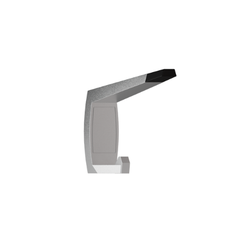Anti-Microbial Moda Series Coat Hook with Bumper – Concealed - With Screw Fixings