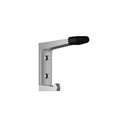 202 Coat Hook with Bumper – With Screw Fixings
