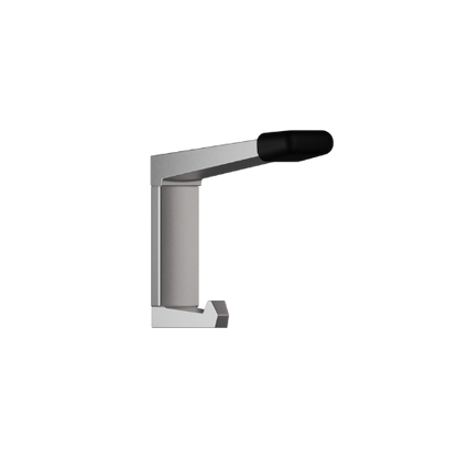 202C Coat Hook with Bumper – Concealed - With Screw Fixings