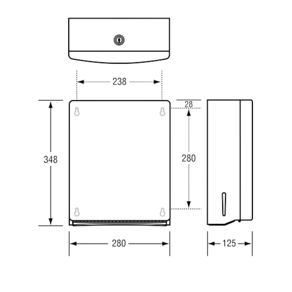 Antimicrobial Coated Paper Towel Dispenser