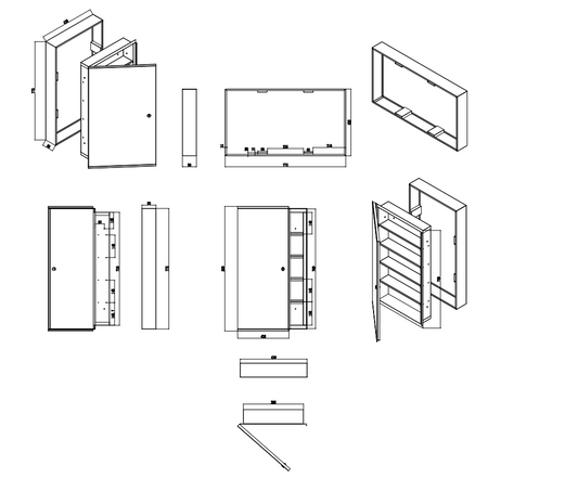 Lockable Medicine Cabinet REC SS