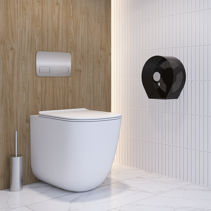 Jumbo Toilet Roll Dispenser Lockable - Charcoal