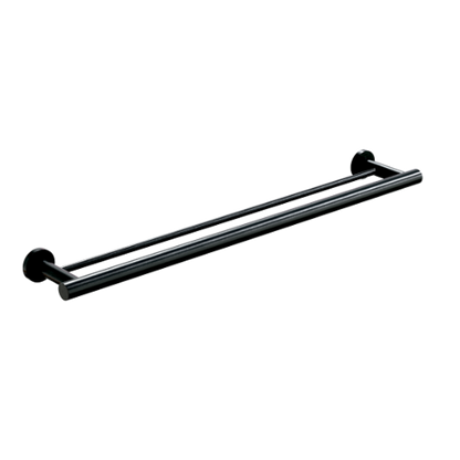 Double Towel Rail - 635mm- Designer Black