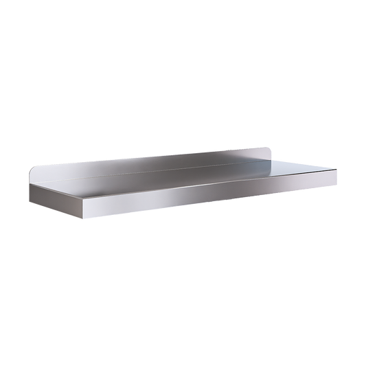 Utility Shelf c/w Wall Return 400mm SS