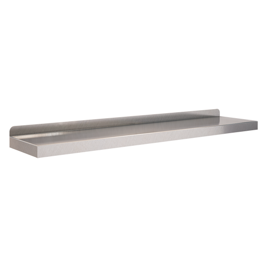 Utility Shelf c/w Wall Return 600mm SS