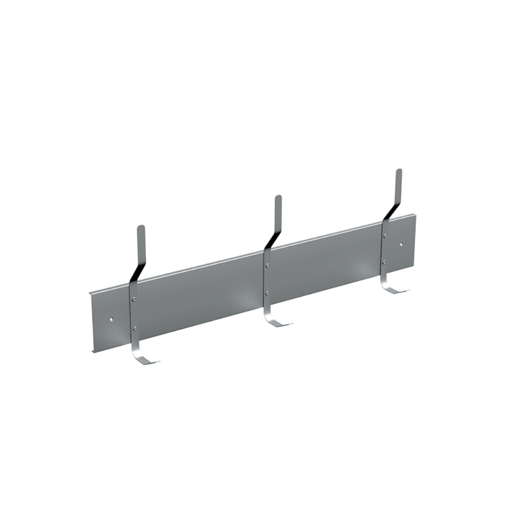 Utility 3 Hook Strip 660mm SS