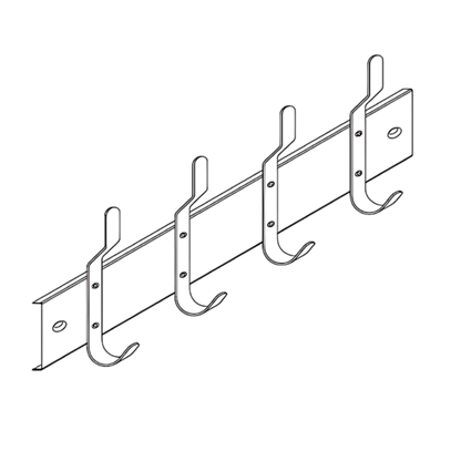 Utility 4 Hook Strip 914mm SS