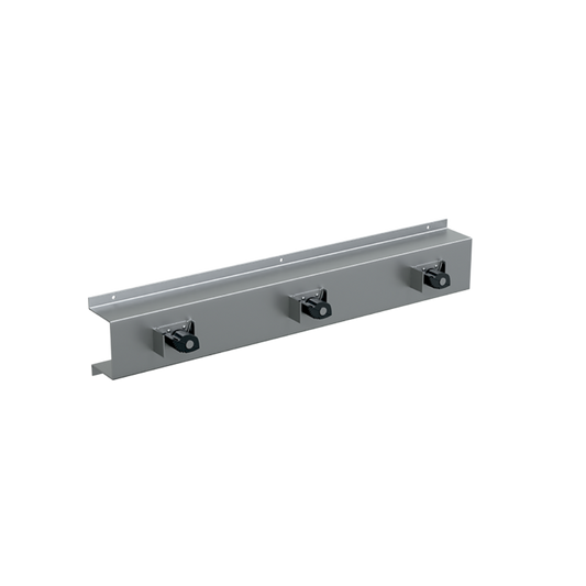 Mop & Broom Rack c/w 3 Holders SS