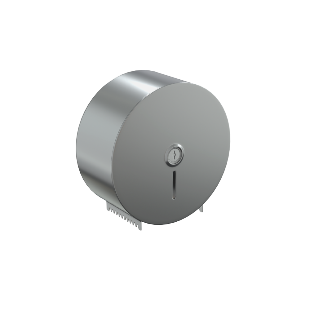 Jumbo Toilet Roll Dispenser Lockable SS