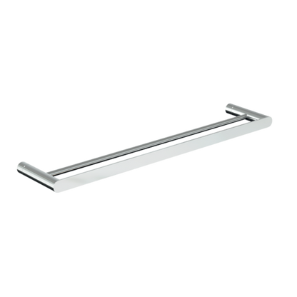 Parker: Double Towel Rail 600mm Polished Stainless Steel