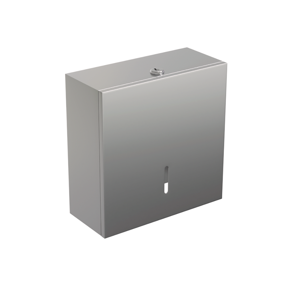 Jumbo Toilet Roll Dispenser Lockable SS