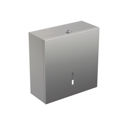 Jumbo Toilet Roll Dispenser Lockable SS