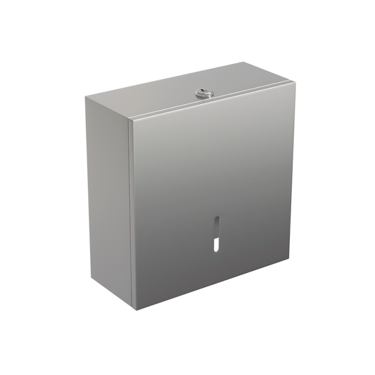 Jumbo Toilet Roll Dispenser Lockable SS