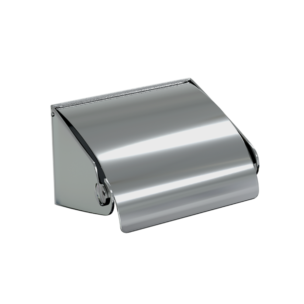Single Toilet Roll Holder with Hood PSS
