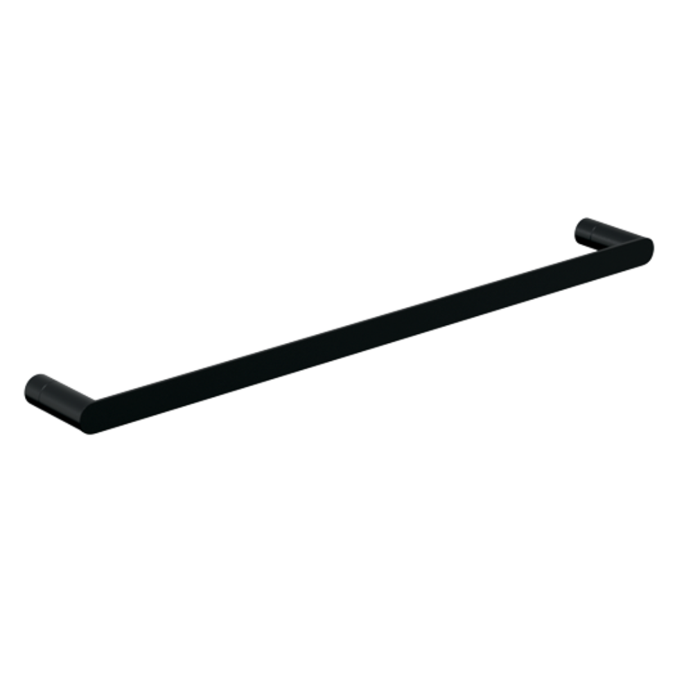 Parker: Single Towel Rail, 600mm Designer Black