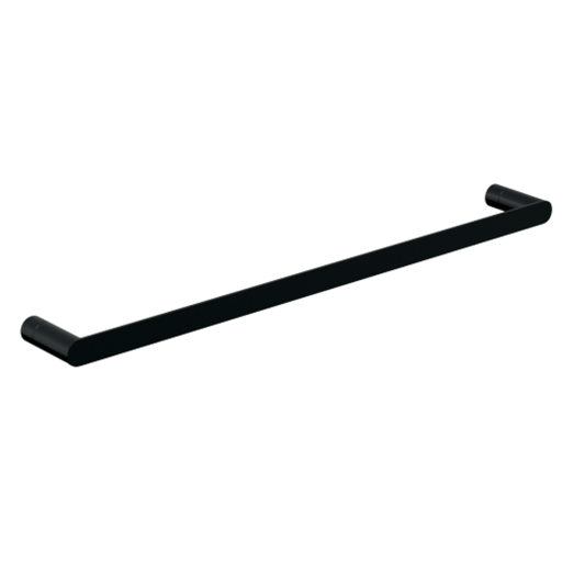 Parker: Single Towel Rail, 600mm Designer Black