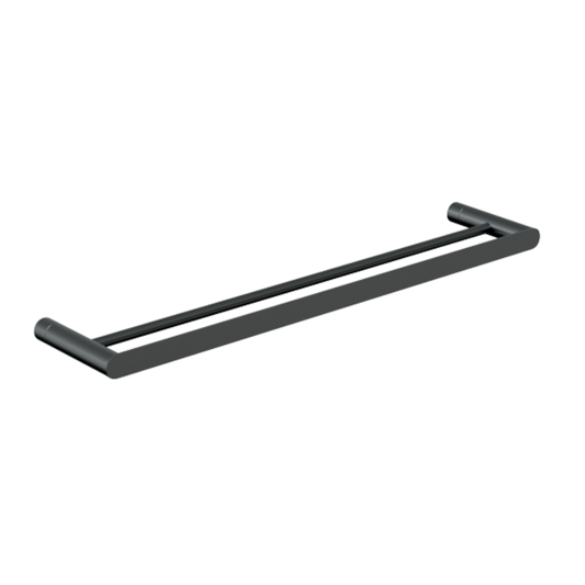 Parker: Double Towel Rail 600mm Graphite