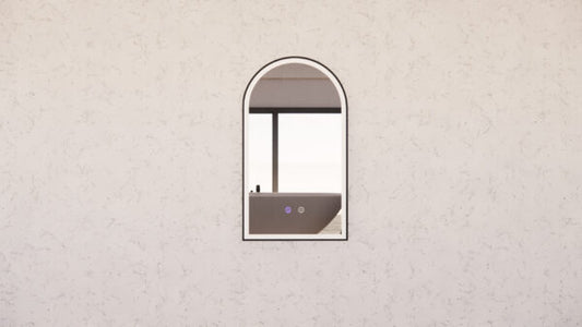 450mm Black Framed LED Mirror - 450 x 800 x 45