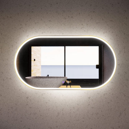 1500mm Gold Framed LED Mirror - 1500*800*45