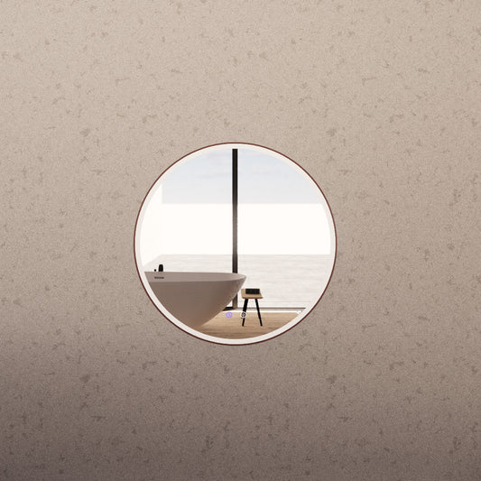 600mm Gold Framed LED Mirror - 600 x 600 x 45