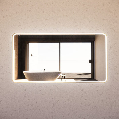 1500mm Gold Framed LED Mirror - 1500*800*45