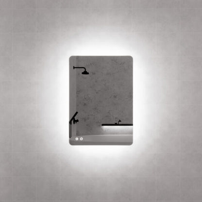 Rectangle Frameless LED Mirrors 500x700mm