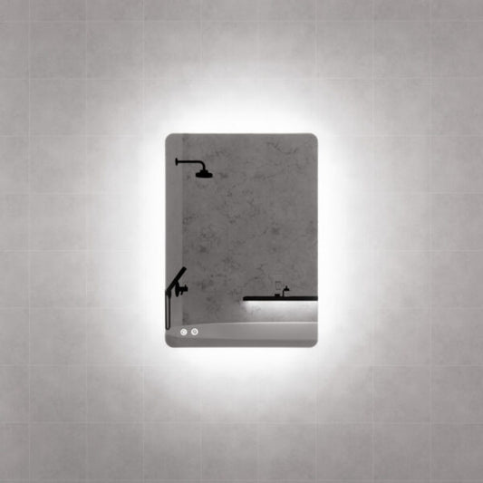 Rectangle Frameless LED Mirrors 500x700mm