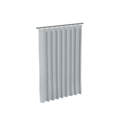 Shower Curtain Wht Box Stripe 1500x2000