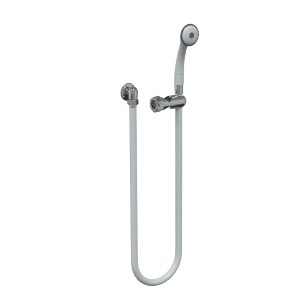 32mm Grab Rail Shower Kit - White Handset and White Hose