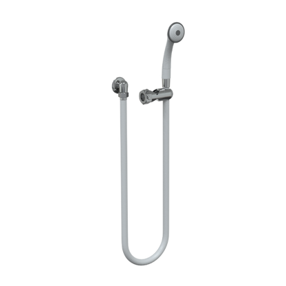 32mm Grab Rail Shower Kit - White Handset and White Hose