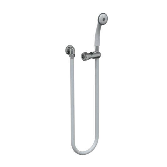 32mm Grab Rail Shower Kit - White Handset and White Hose