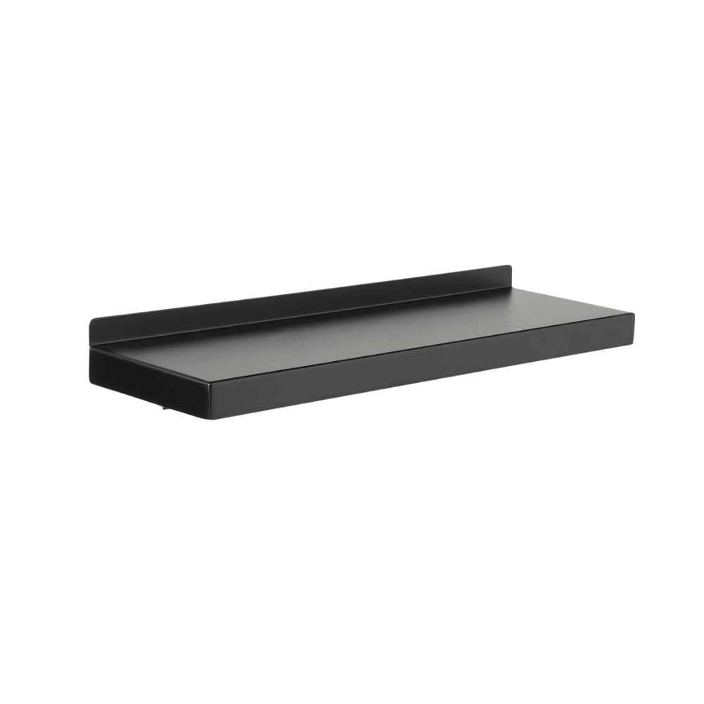 Utility Shelf c/w Wall Return 400mm - Designer Black