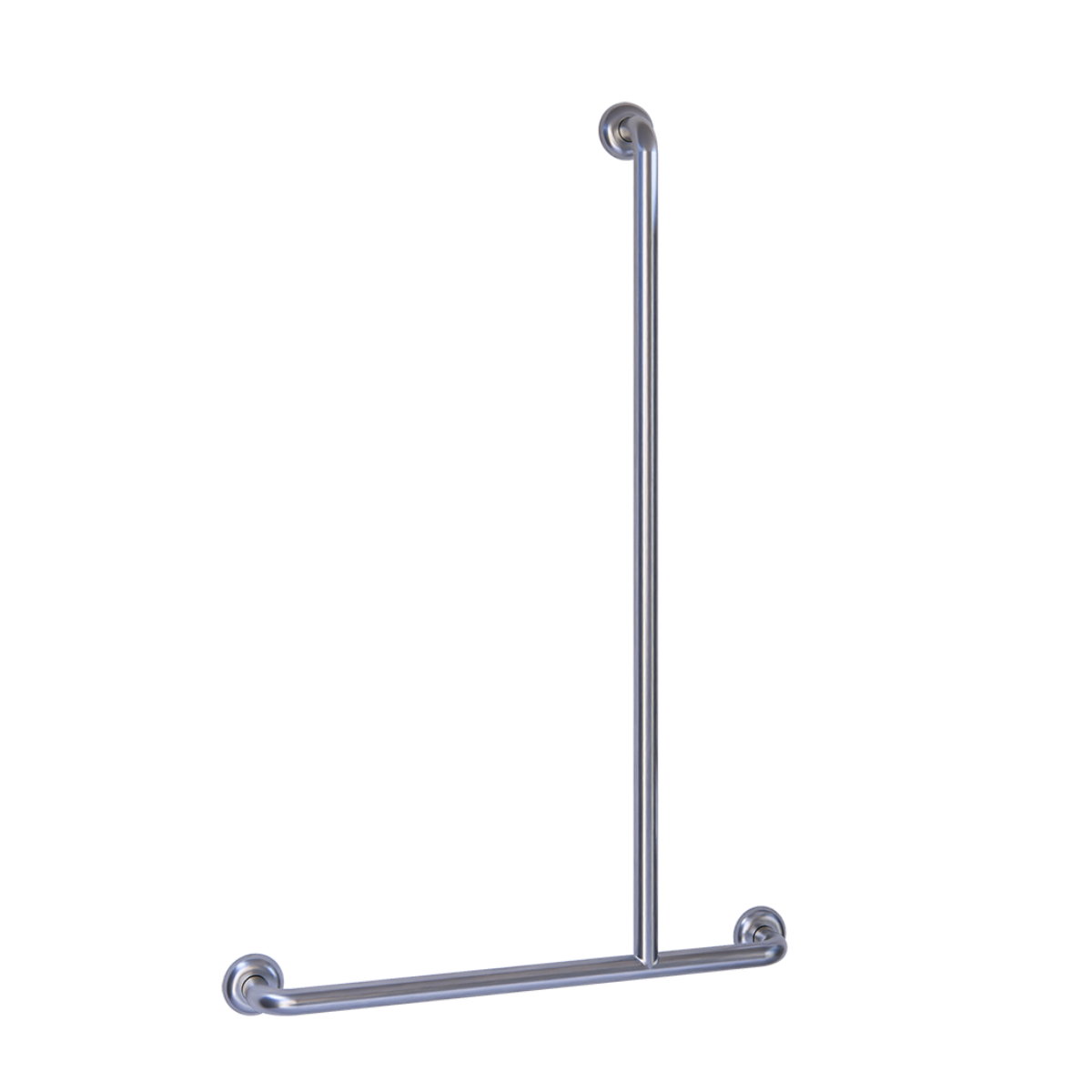 Accessible Shower Inverted “T” Right Hand Grab Rail, Concealed Fix SS