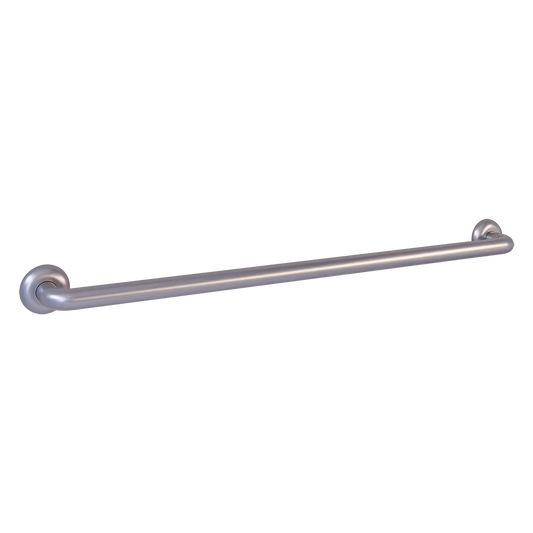 32mmØ Straight Bariatric Grab Rail - 900mm C to C, Satin Stainless Steel
