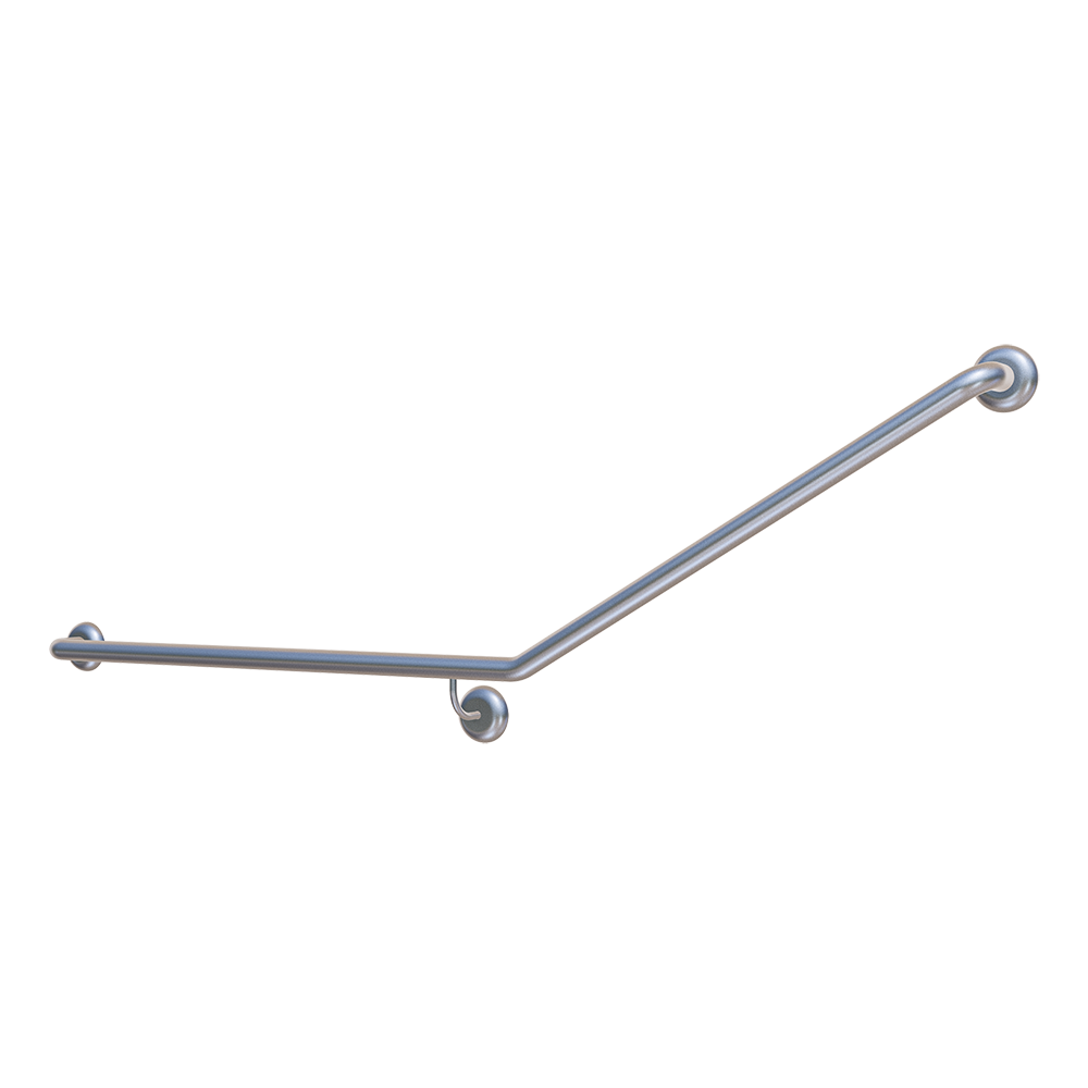 Antimicrobial Coated Accessible Left Hand 30° Grab Rail