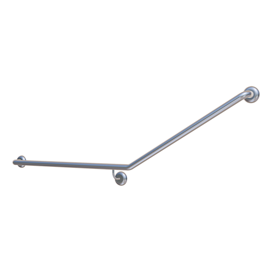 Antimicrobial Coated Accessible Left Hand 30° Grab Rail