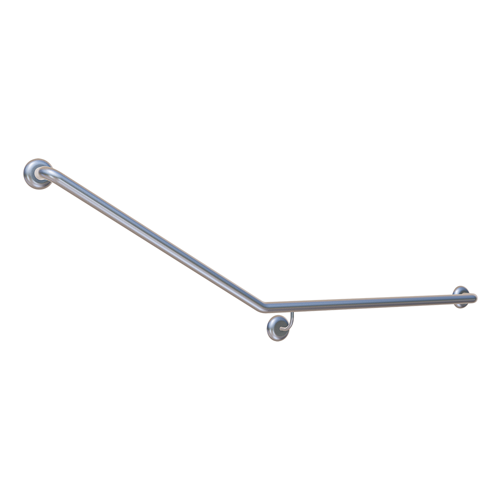 Antimicrobial Coated Accessible Right Hand 30° Grab Rail